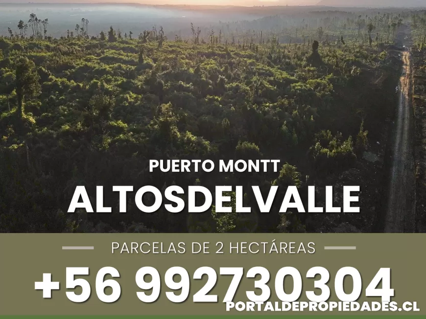 Venta en Puerto Montt | Parcela en Puerto Montt - Parcela N°398- Parcela de 2 hectáreas a 800 metros del área urbana